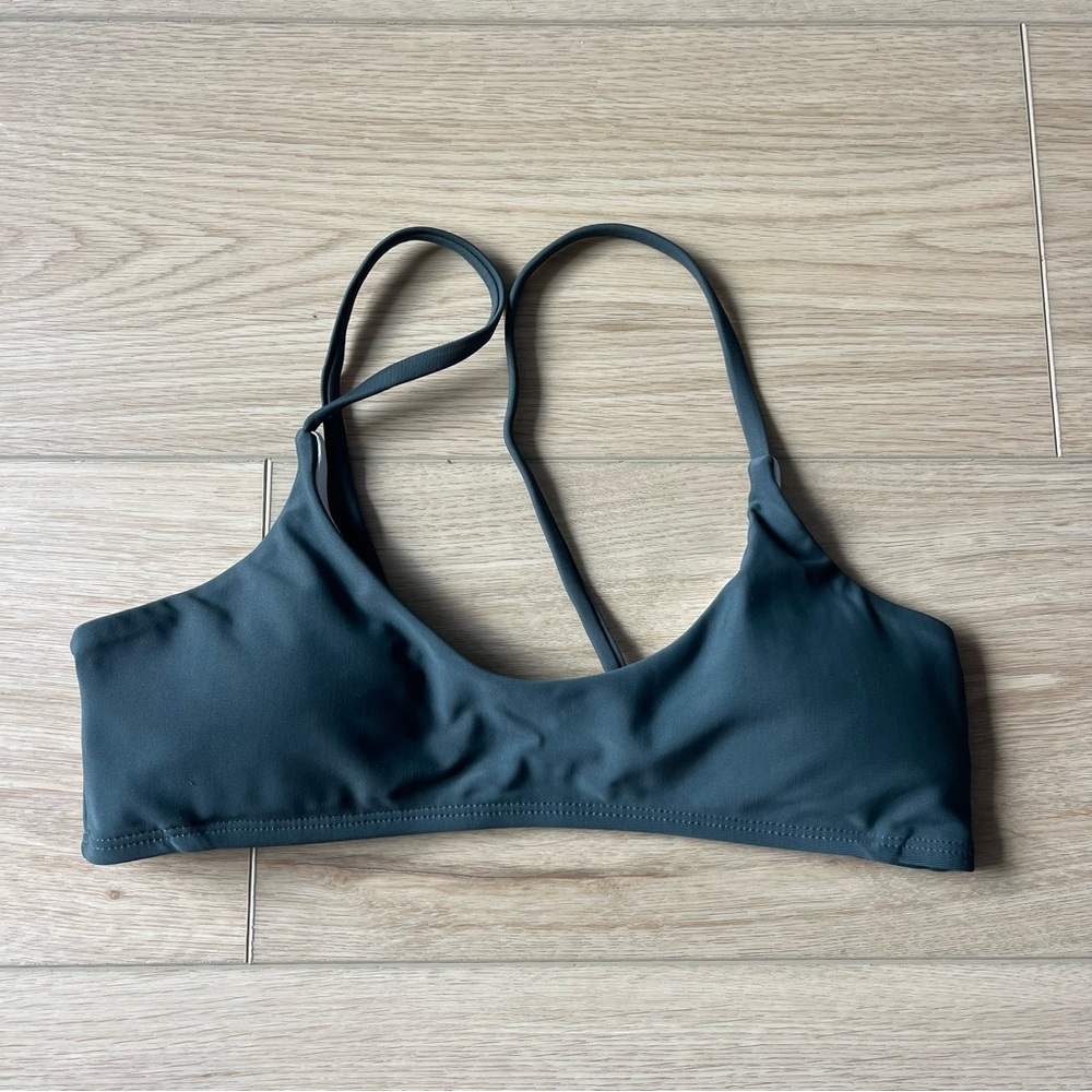 Women's Dark Green Bikini Top